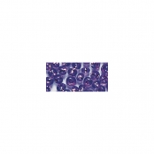 Rocailles, 2 mm ø, avec garniture argent, lilas, pas lavable, boîte 17 g