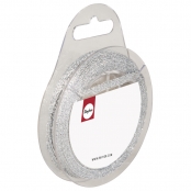 Ruban pailleté Argenté 5mm Rouleau 10m