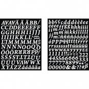 Sticker Alphabet & Chiffres Classic Blanc 1 pièce