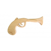 Pistolet de pirate en bois