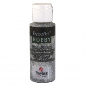Peinture acrylique Premium argenté pailleté 59 ml