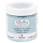 Peinture craie Chalky Pour Matériau poreux 236 ml Bleu gris