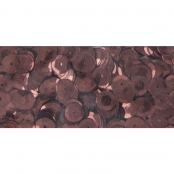 Sequins Brun foncé Ø 6 mm Bombés Boite 6 g Lavable