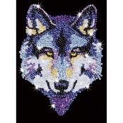 Tableau Sequin Art Loup
