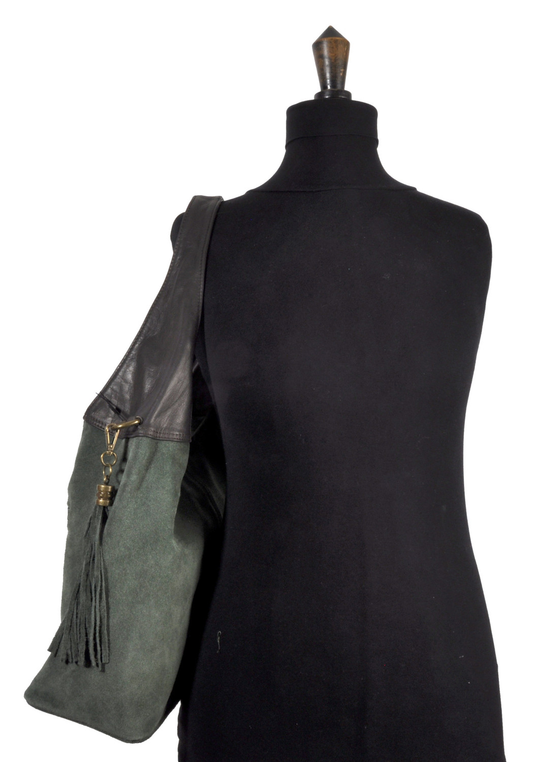 Sac sales daim vert
