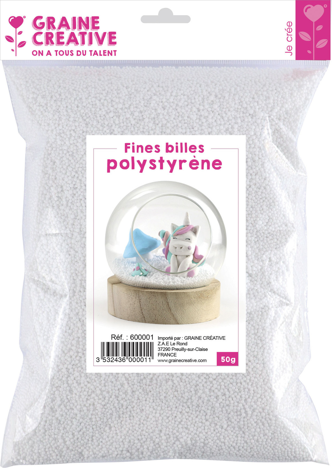 Sac de billes de polystyrène 50L