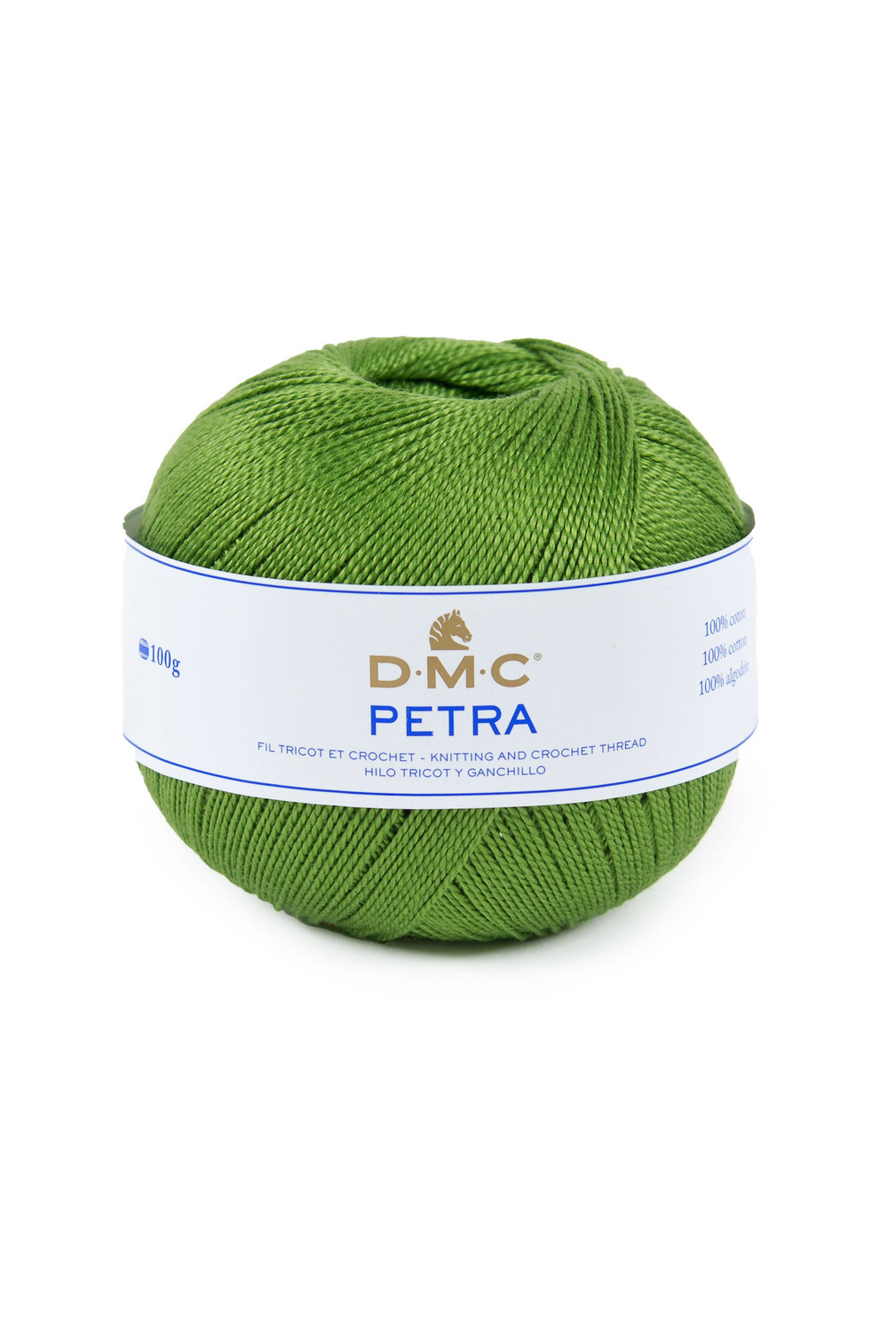 Fil coton pour crochet et tricot Pétra gr.8 DMC 