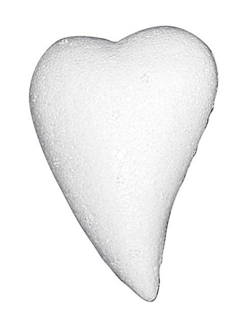 Coeur 15 cm - Forme polystyrène